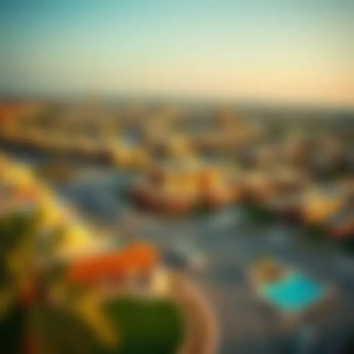 Living Spaces Crafted by Nakheel Aerial view of a Nakheel community within Ras Al Khaimah