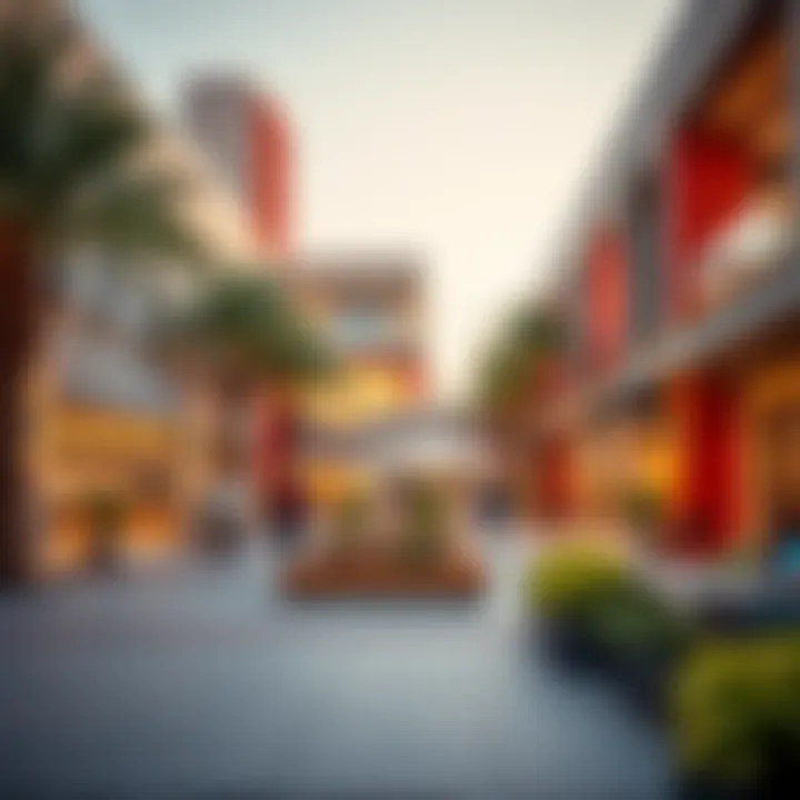 Vibrant community spaces within Nakheel development