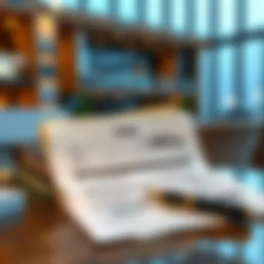 Essential Documents for Visa Application Illustration of necessary documents for visa application