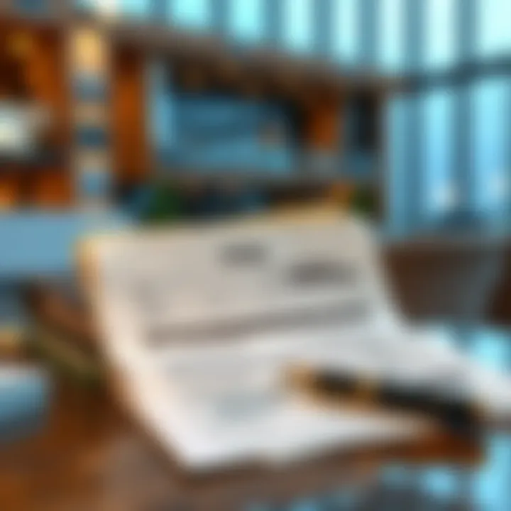 Essential Documents for Visa Application Illustration of necessary documents for visa application