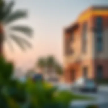 Dubai Real Estate and Family Living Scenic view of Dubai's real estate showcasing family-friendly environments