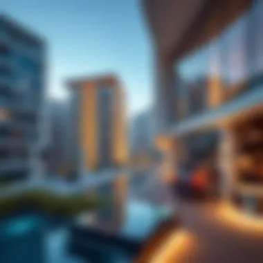 Stunning architectural design of Q Gardens Lofts showcasing modern aesthetics