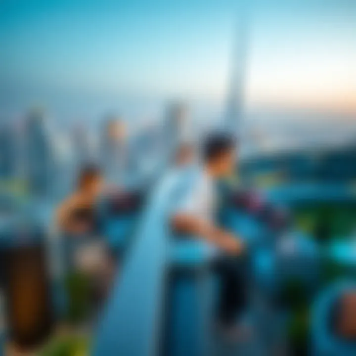 Scenic view of Dubai skyline from Q Gardens Lofts illustrating the vibrant city