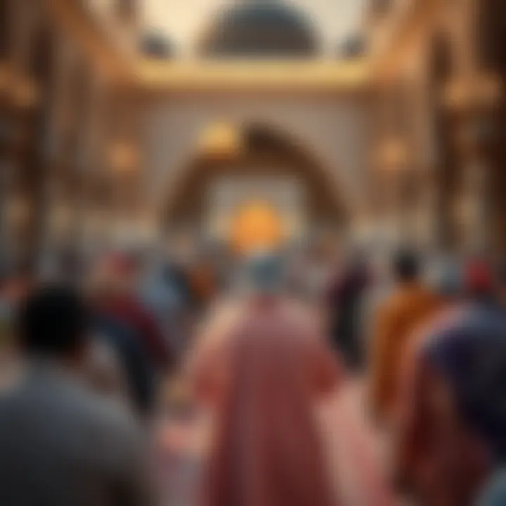 Community Gathering for Ramadan Prayers Community gathering for Ramadan prayers