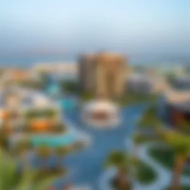 Ras Al Khaimah: A Blend of Modernity and Nature Panoramic view of Ras Al Khaimah showcasing modern architecture and natural beauty