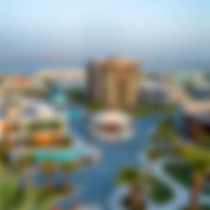 Ras Al Khaimah: A Blend of Modernity and Nature Panoramic view of Ras Al Khaimah showcasing modern architecture and natural beauty