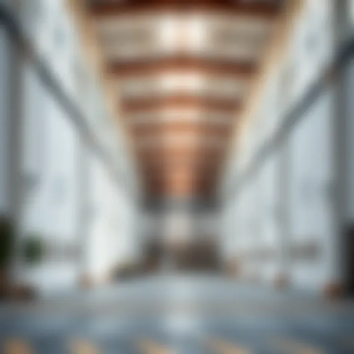 Modern Warehouse Interior Suitable for Rental Interior of a modern warehouse space available for rent