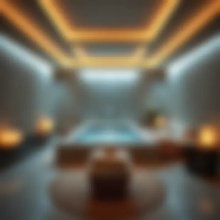 Couples Spa Retreat A luxurious spa room designed for couples' relaxation