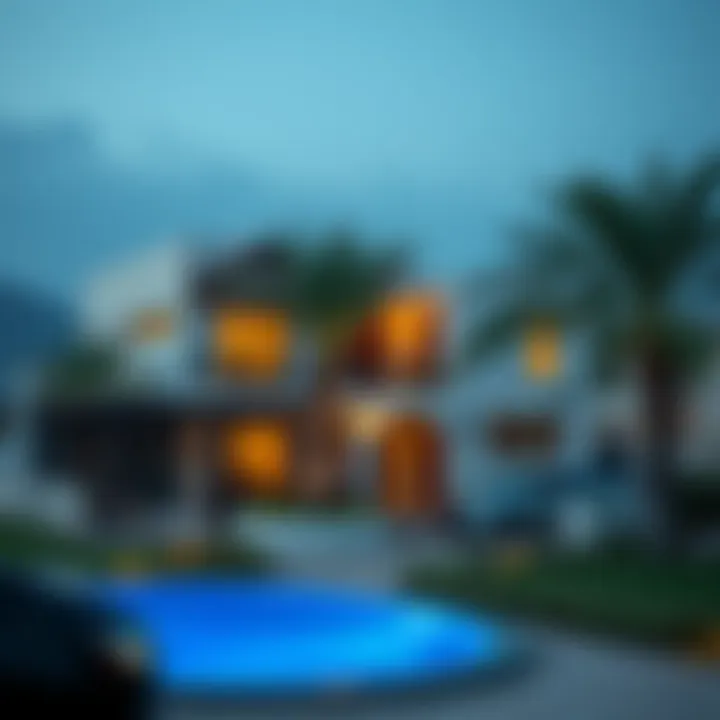 Surrounding landscape depicting the vibrant environment of Dubai