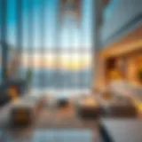 Luxury apartment interior showcasing modern design