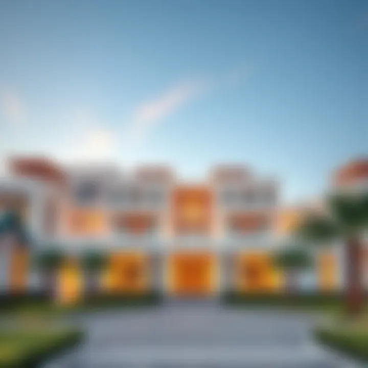 Architectural Excellence of Villanova Dubai Stunning architectural view of Villanova Dubai