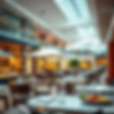 Culinary Delights at Yas Mall Dining area within Yas Mall featuring various cuisines