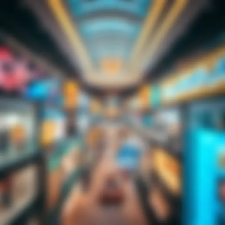 Interior of Yas Mall highlighting the diverse shopping experience
